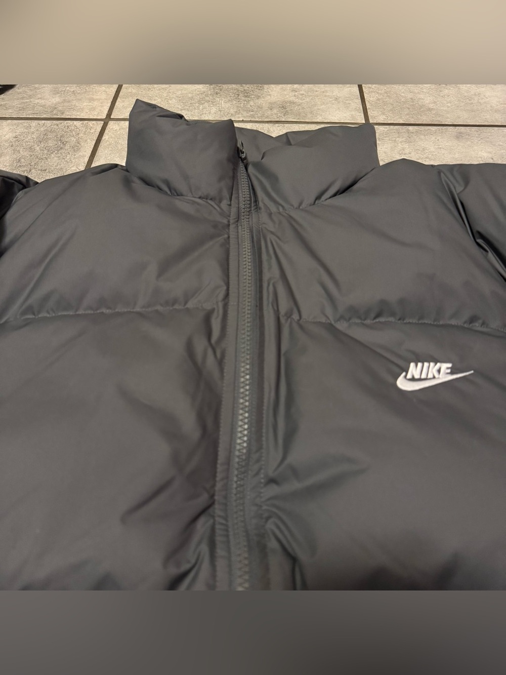 Nike Puffer Jacket Gray 650 Therma Fit Down Full Zip Men’s Size Large NWT - Picture 4 of 11